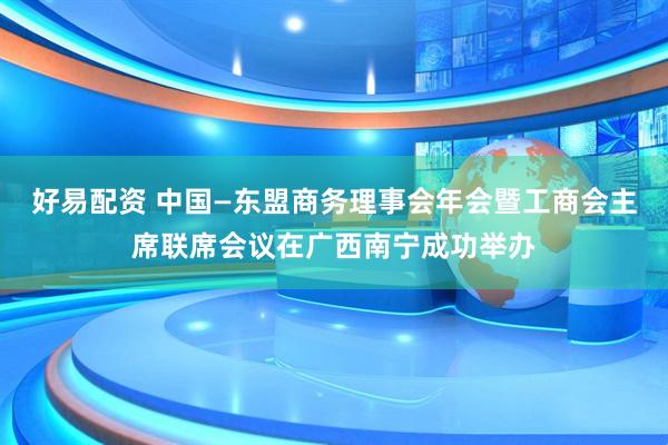 好易配资 中国—东盟商务理事会年会暨工商会主席联席会议在广西南宁成功举办